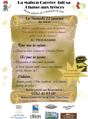 Chasse aux trésors pour les enfants à Saint Denis - La réunion
