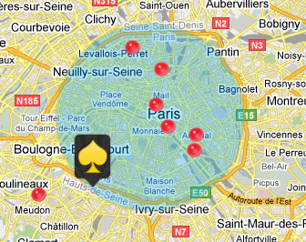 Chasse au trésor virtuelle dans Paris : Chase The Ace - As de Pique
