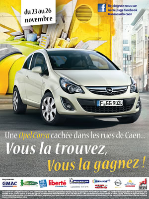 Une Opel Corsa cachée à Caen