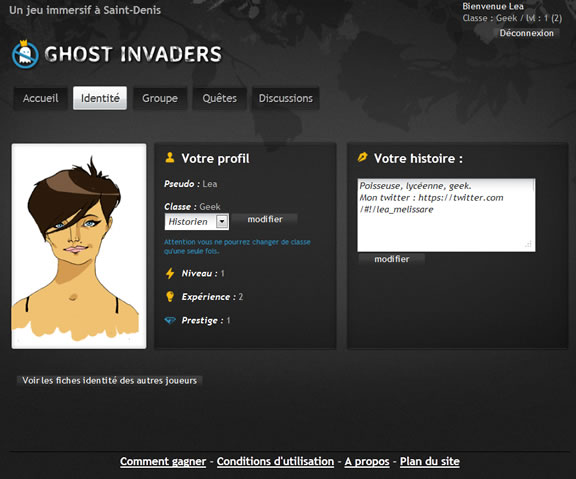 Ghost Invaders - Identité