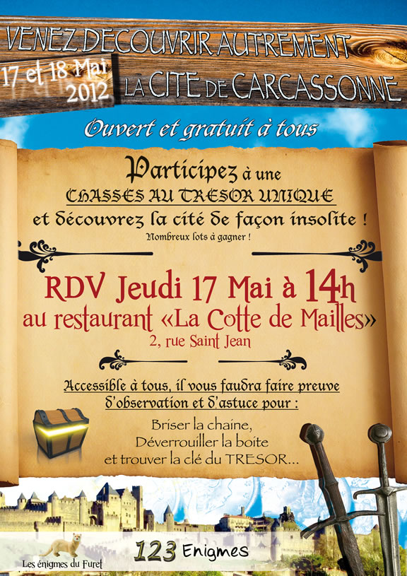Chasse au trésor à Carcassonne