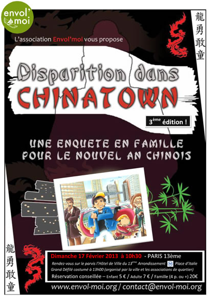 Paris - Disparition dans Chinatown
