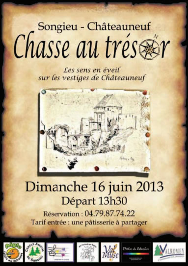 Chasse au trésor à Songieu - Châteauneuf