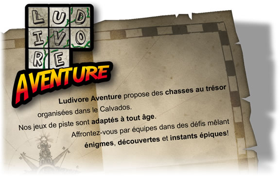 Ludivore Aventure : Chasses au trésor en Calvados