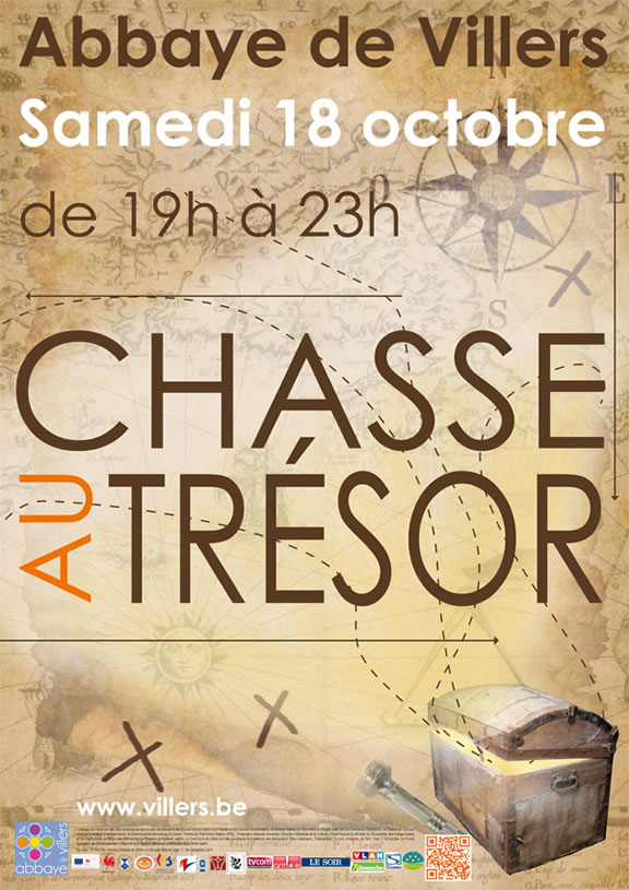 Chasse au trésor nocturne à l'abbaye de Villers