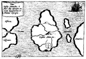 Atlantis map kircher