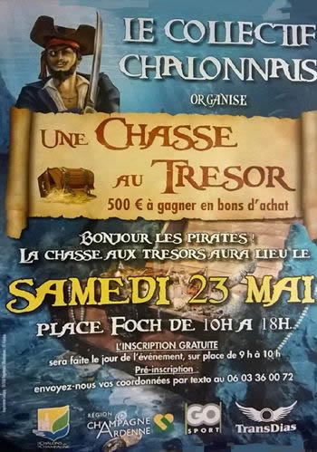 Chasse aux trésors à Châlons-en-Champagne