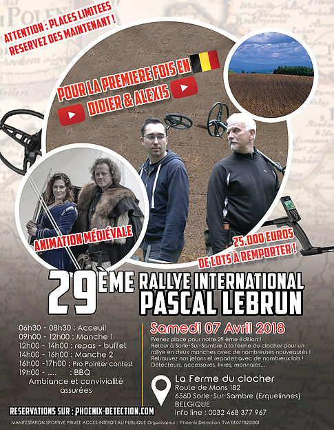 Détection : 29éme rallye international Pascal Lebrun