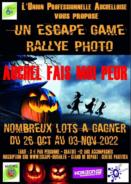 Escape game rallye photo : Auchel fais-moi peur
