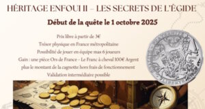 Chasse au trésor Héritage enfoui II : Les Secrets de l’Égide