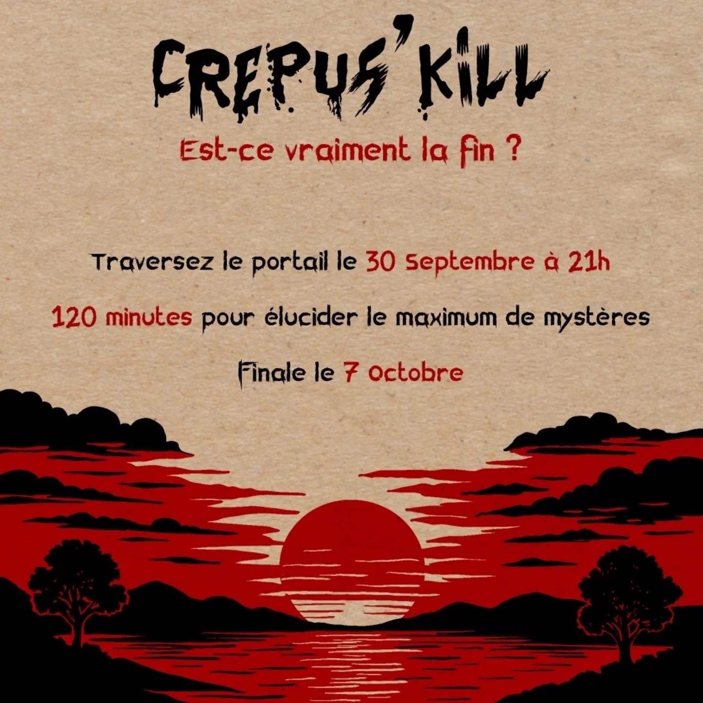 Crepus'kill - Jeu d'énigmes