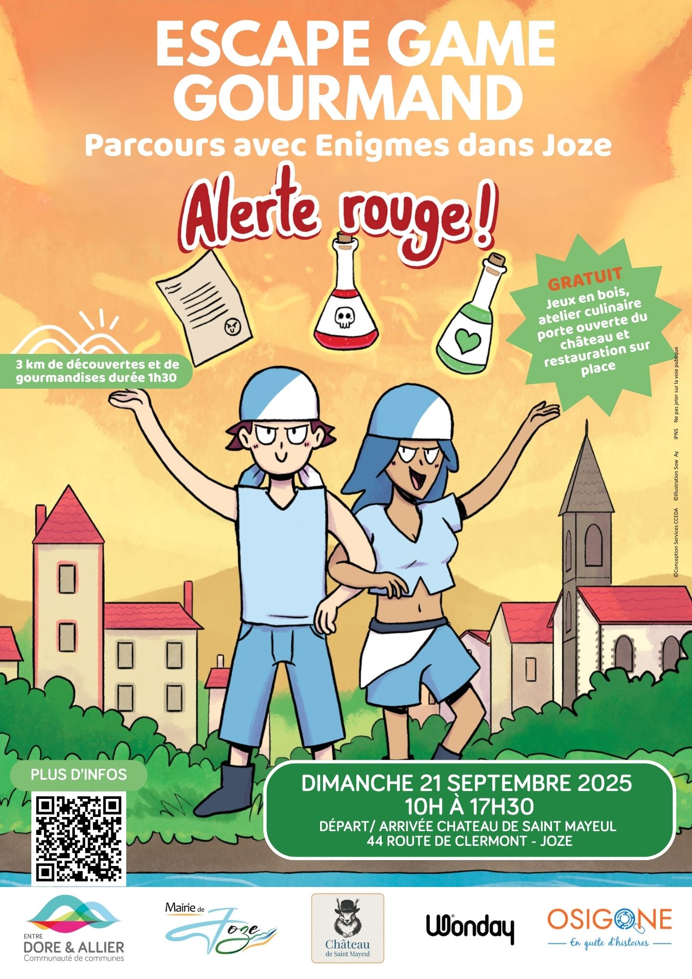 Escape Game Gourmand dans Joze - Puy-de-Dôme