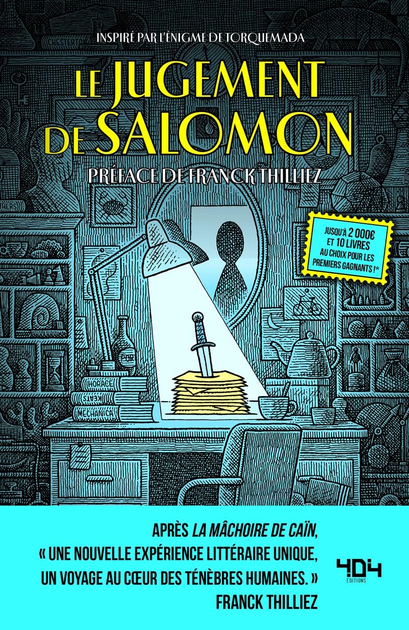 Le Jugement de Salomon - Un livre à énigmes extraordinaire inspiré de l'énigme de Torquemada – Livre d'enquête – Livre à énigmes