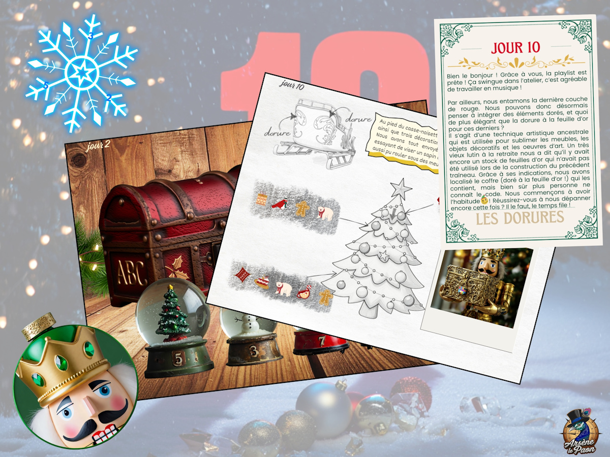 12 jours pour sauver Noël - Escape game calendrier de l'Avent