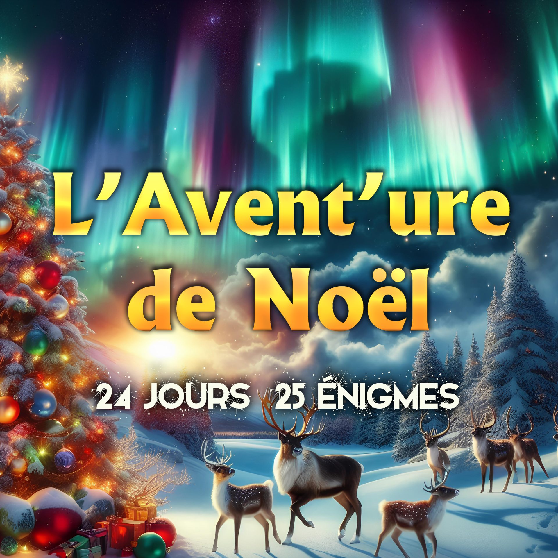 Calendrier de l'avent énigmatique- L'Avent'ure de Noël