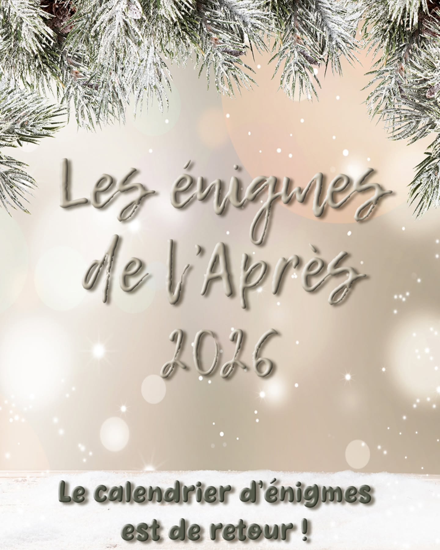 Les Énigmes de l'Après 2026