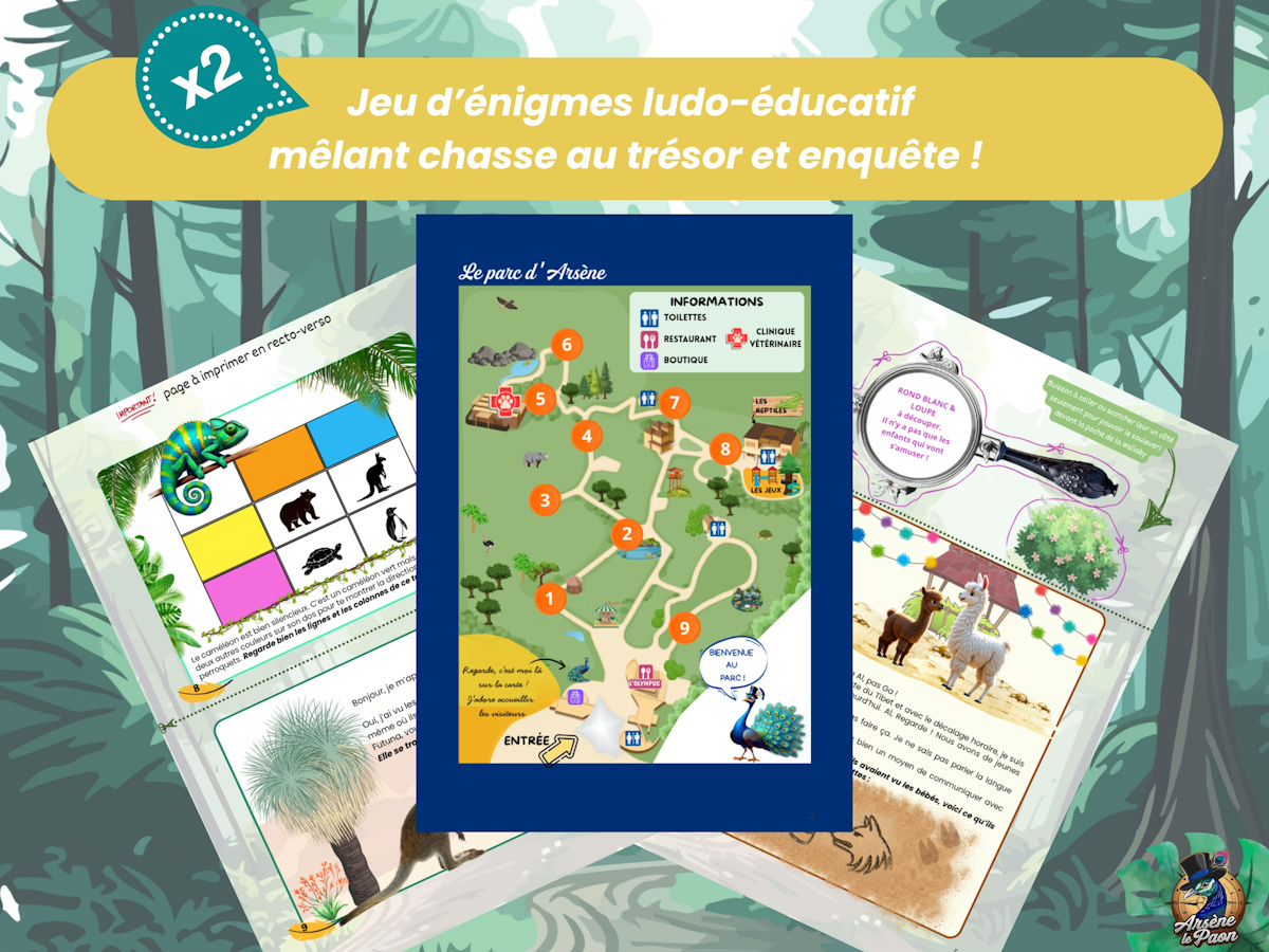 Panique au parc animalier - Chasse au trésor