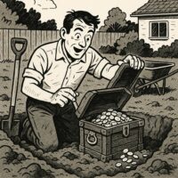 Il découvre 700 000 euros en creusant une piscine !