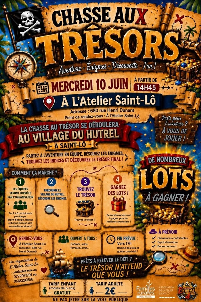Chasse aux trésors au village du Hutrel - Saint-Lô
