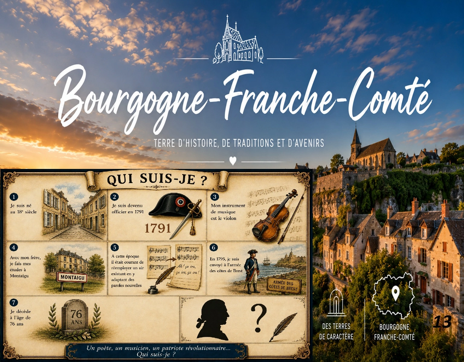 Chasse au trésor A la recherche de Mr ou Mme - Bourgogne-Franche-Comté