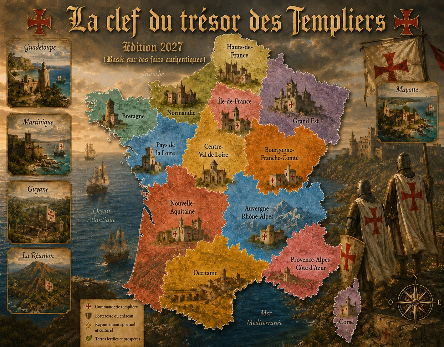 Chasse au trésor - La clef du trésor des Templiers